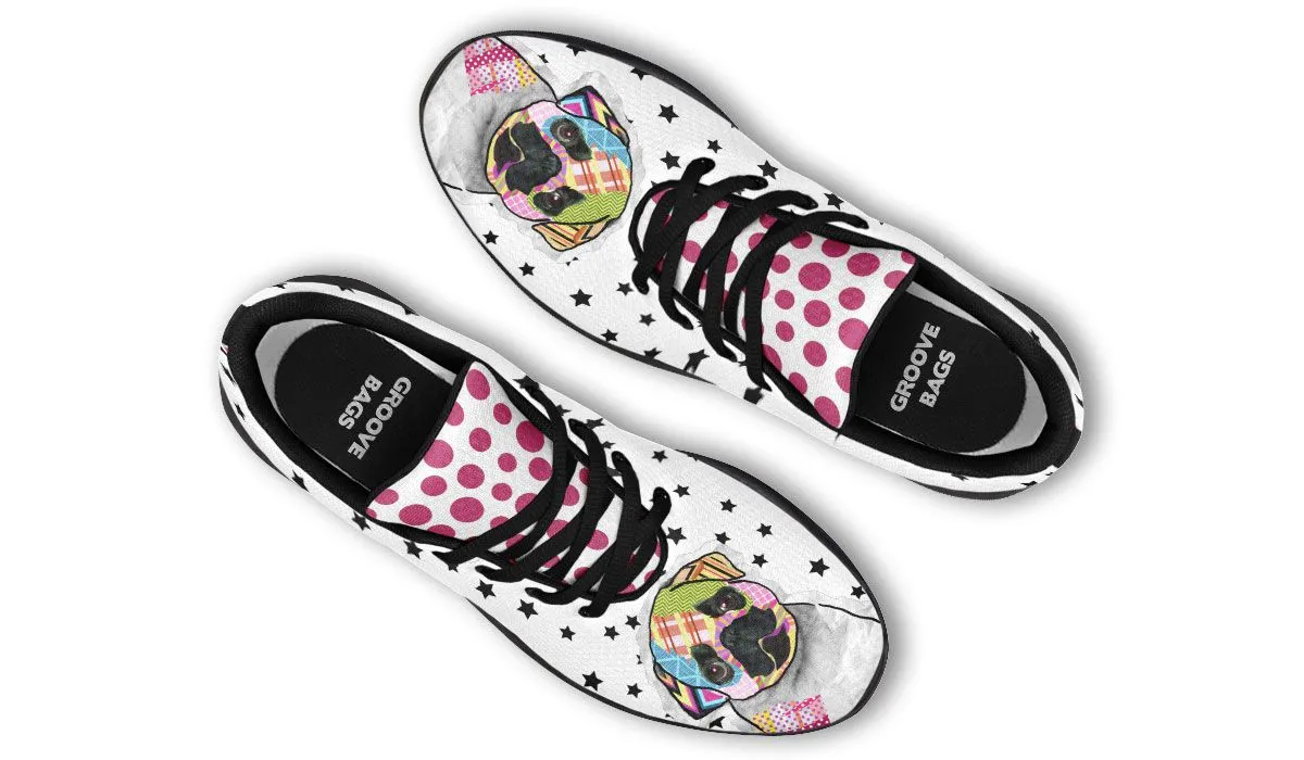 Collage Pup Pug Sneakers