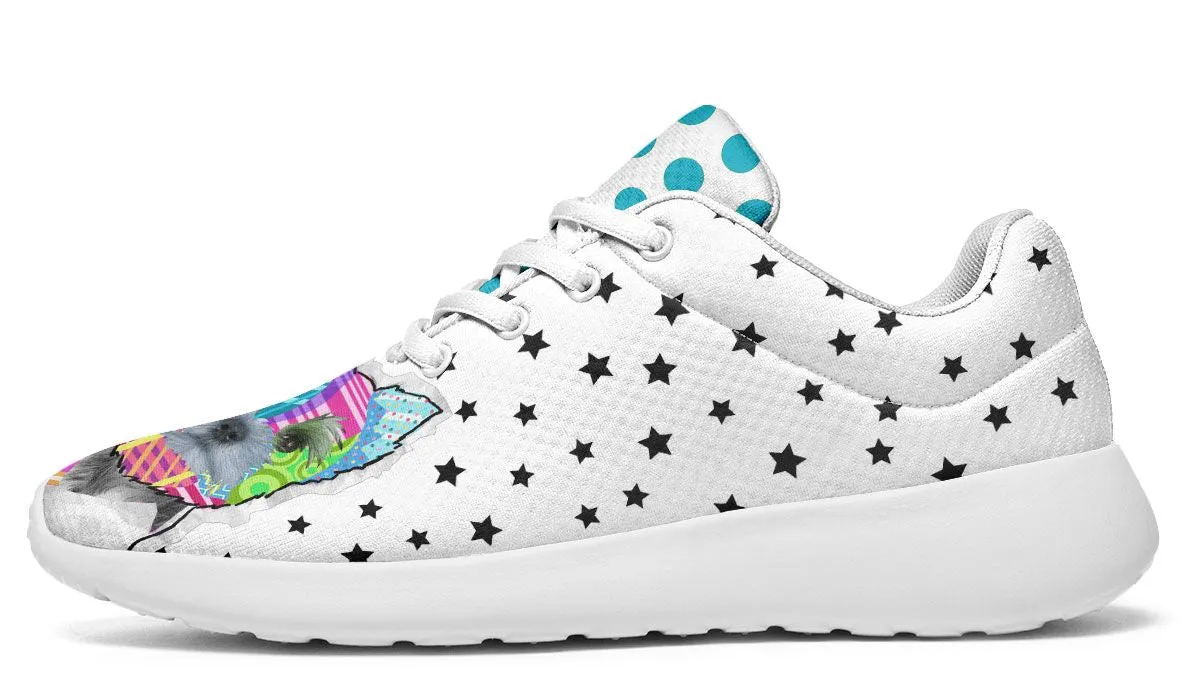 Collage Pup Yorkie Sneakers