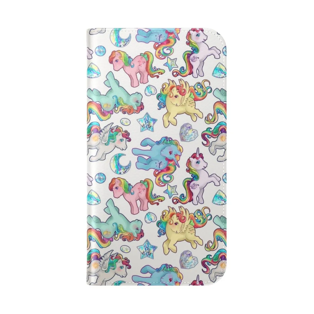 Colorful Retro Pony Flip Phone Case