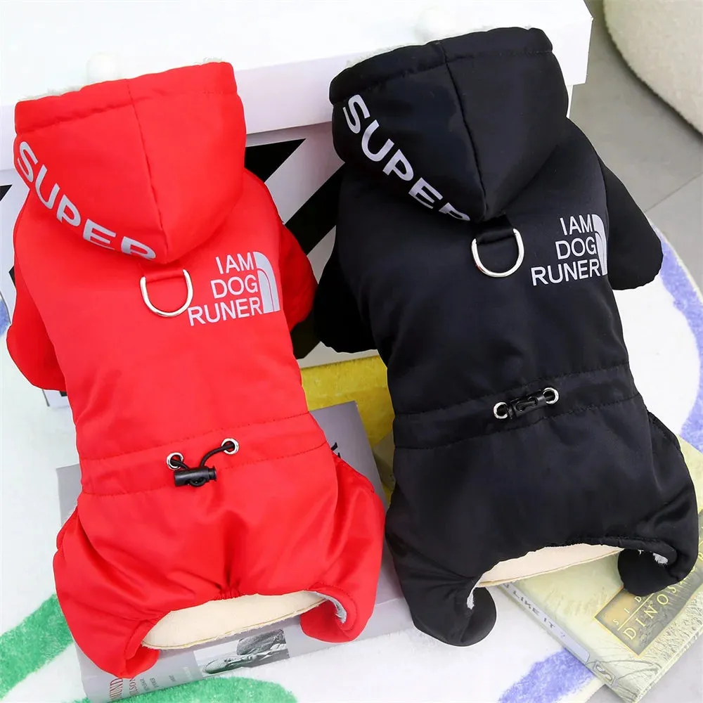 Cozy Weatherproof Dog Jumpsuit