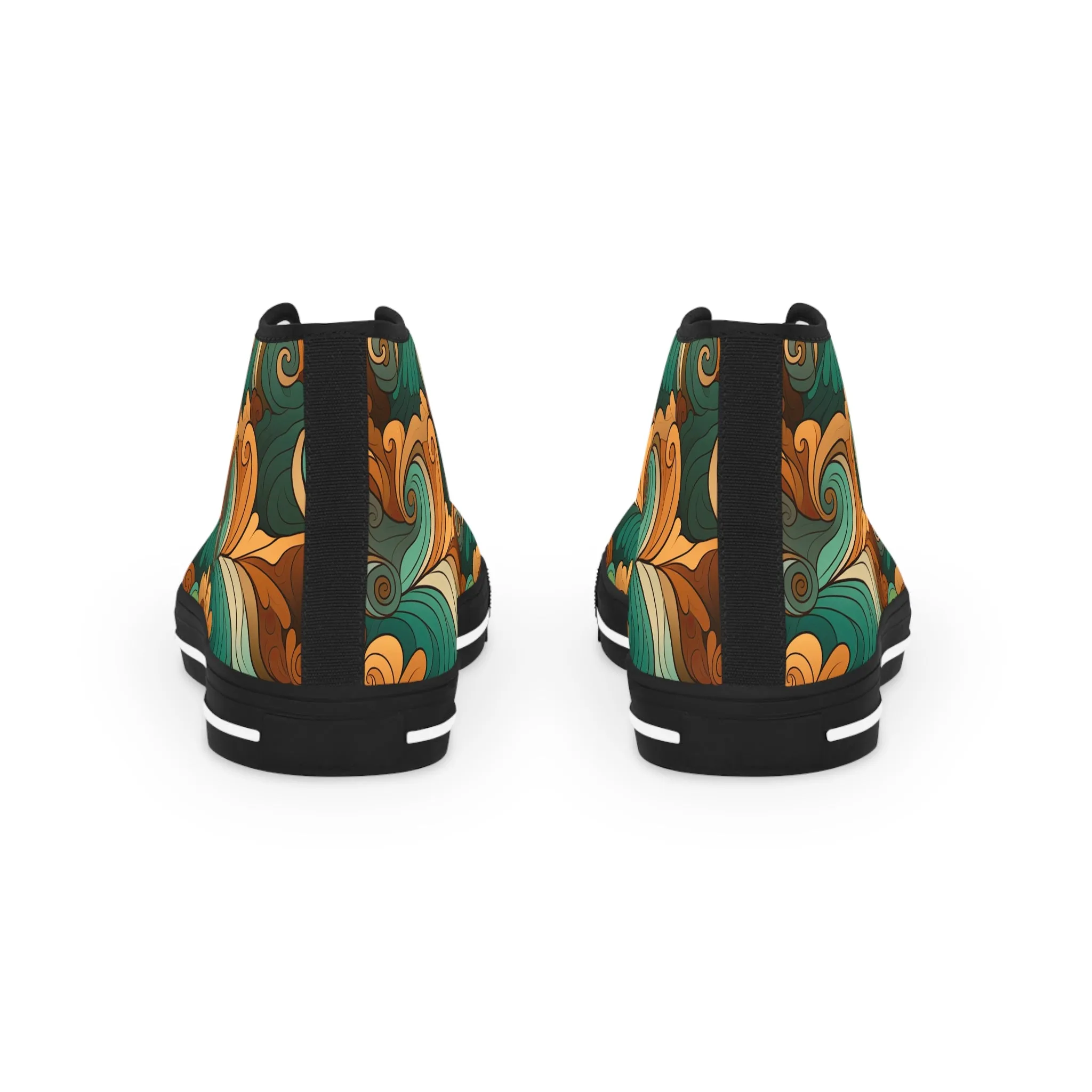 Earth Tones Ver 11 - Men's High Top Sneakers