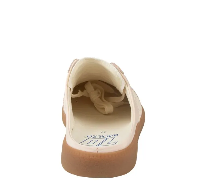 EASTER in Pink Milk Backless Sneakers
