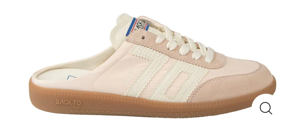 EASTER in Pink Milk Backless Sneakers