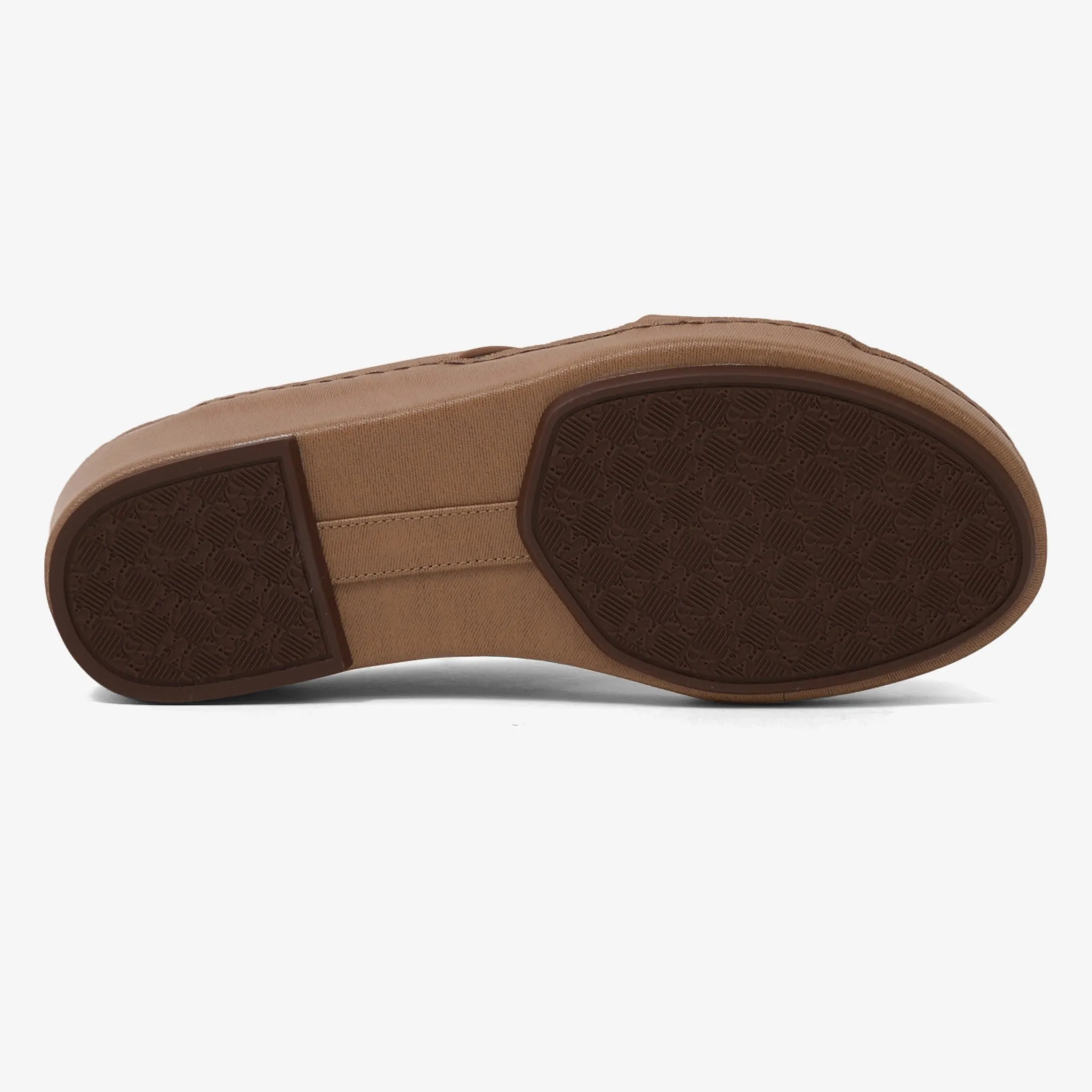 FARADA MENS UNIQUE TEXTURED ACCENT SANDALS DARK SAND