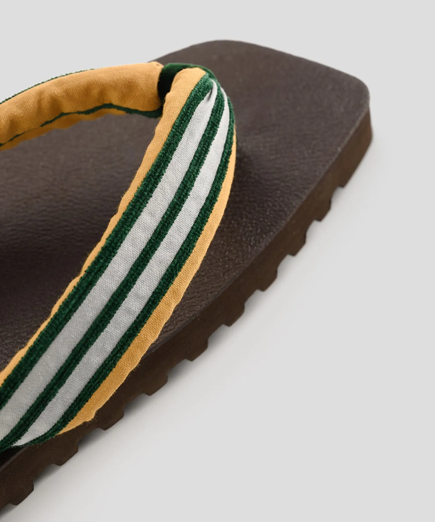 HOME Retro Striped Flip Flops