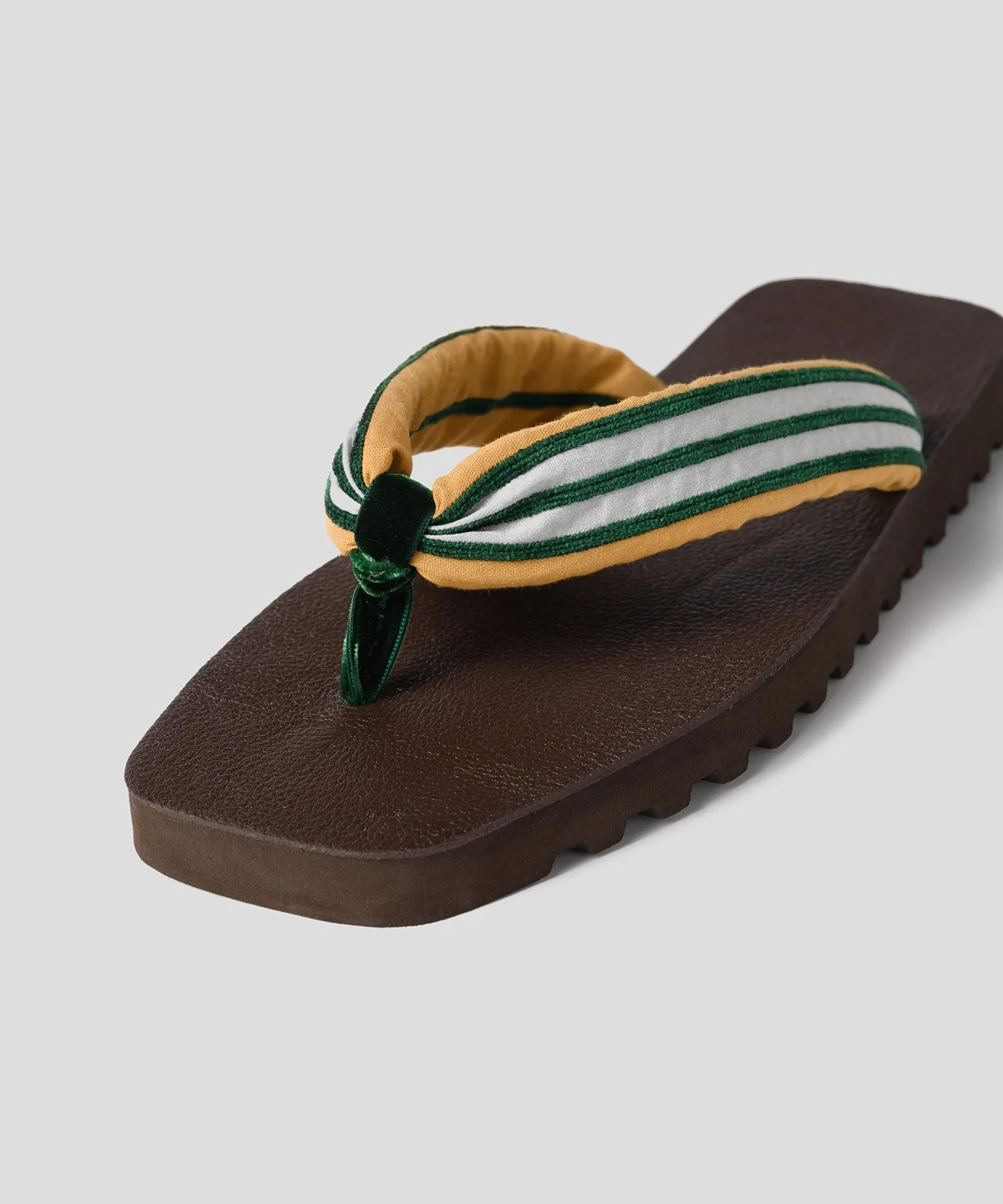 HOME Retro Striped Flip Flops