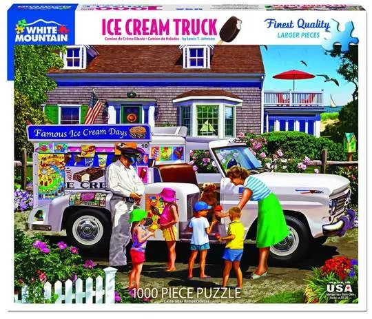 Ice Cream Truck 1000 Piece Jigsaw Puzzle