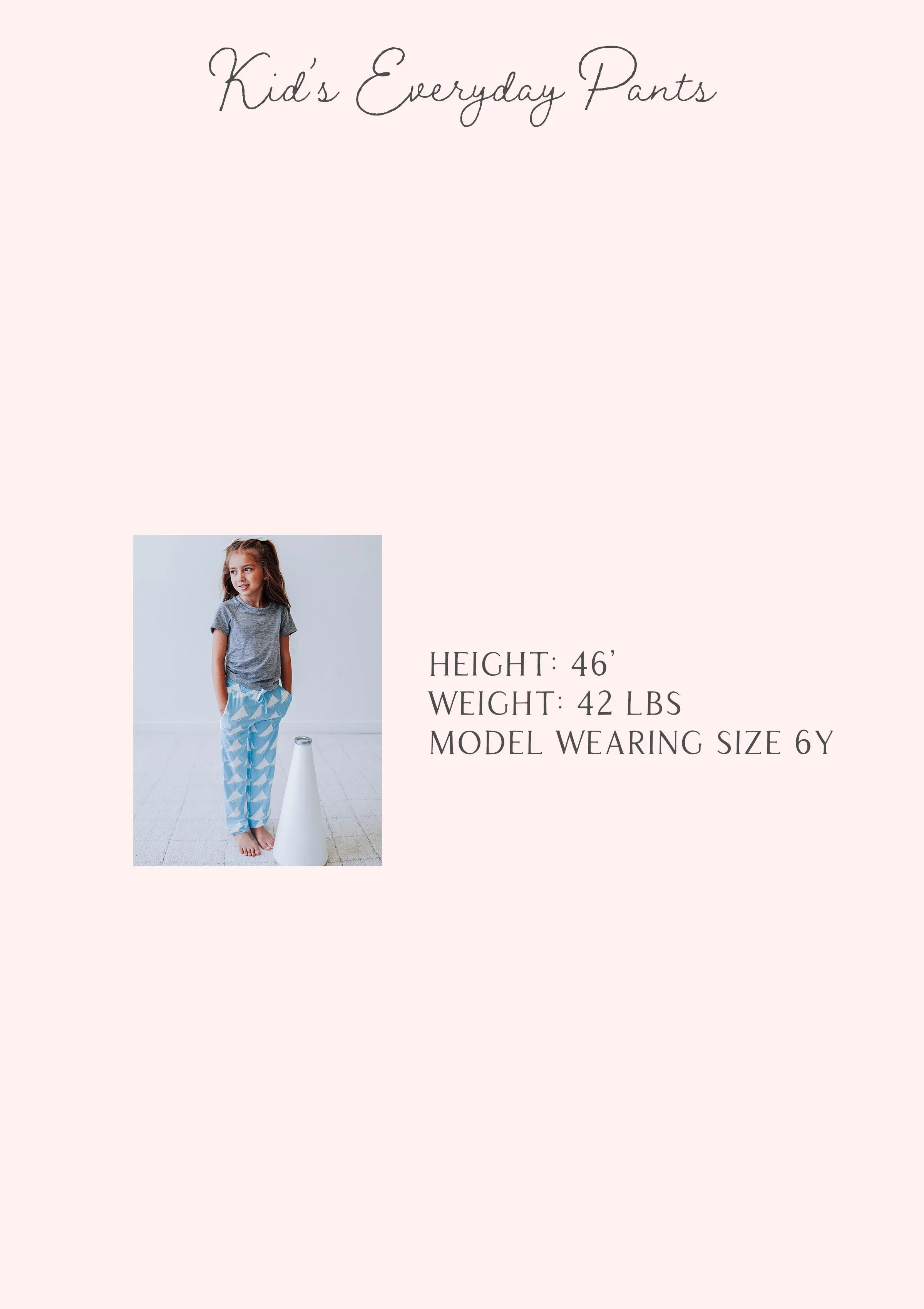 Kid's Everyday Pants - Aqua Blue Stripe