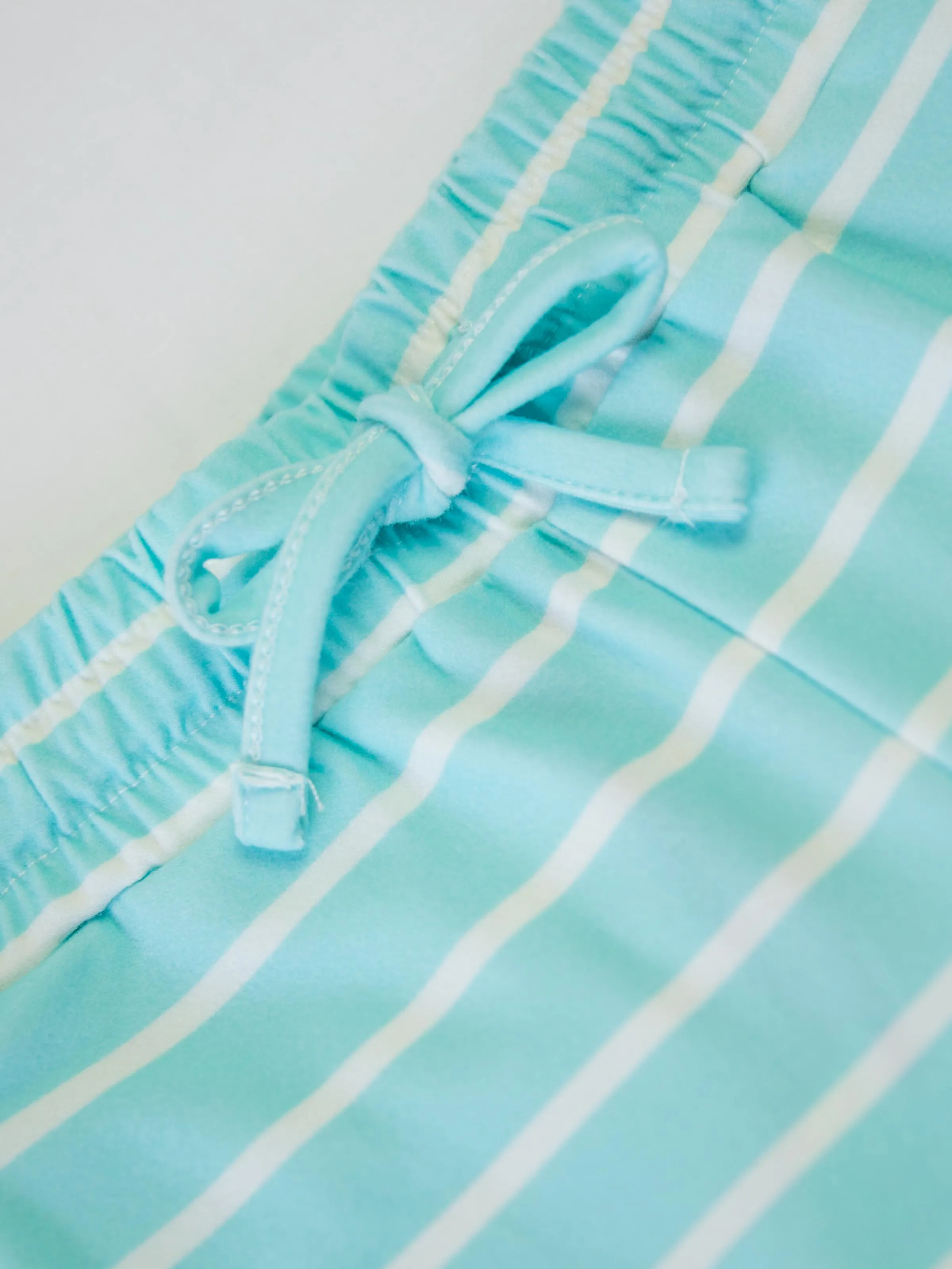 Kid's Everyday Pants - Aqua Blue Stripe