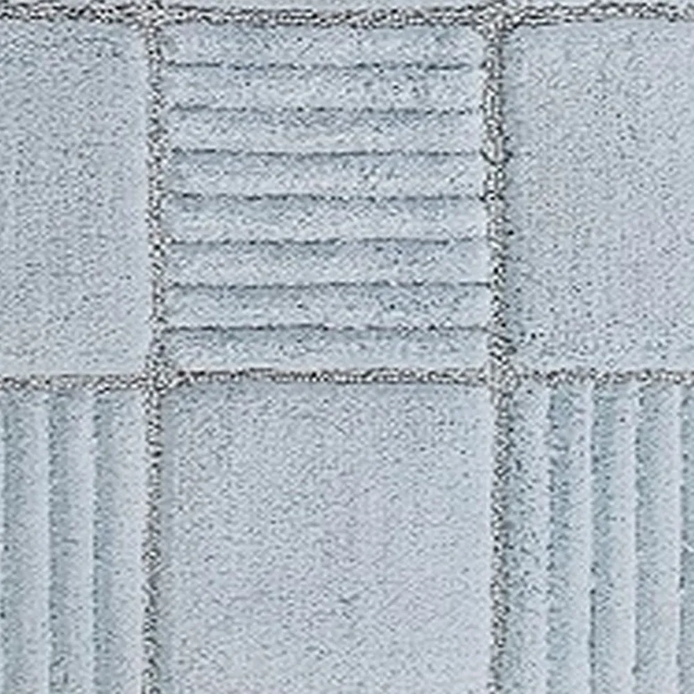 Knightsbridge Chakkar Board 220 GSF Non Skid Back Bath Rug 21 x 34