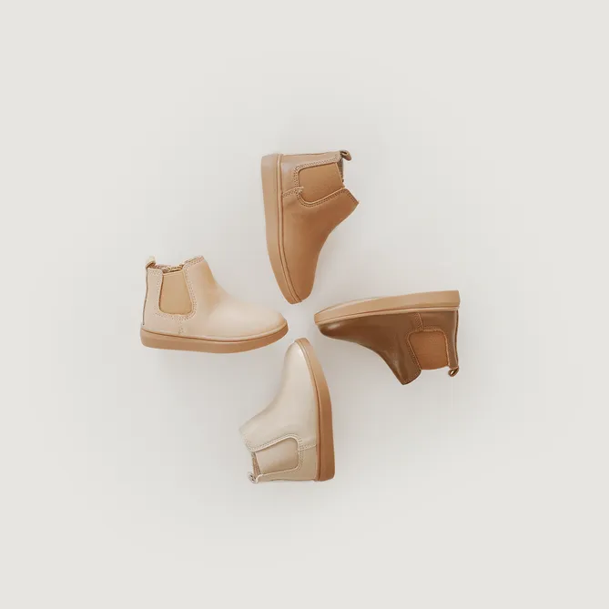Leather Chelsea Boot | Color 'Sand' | Soft Sole