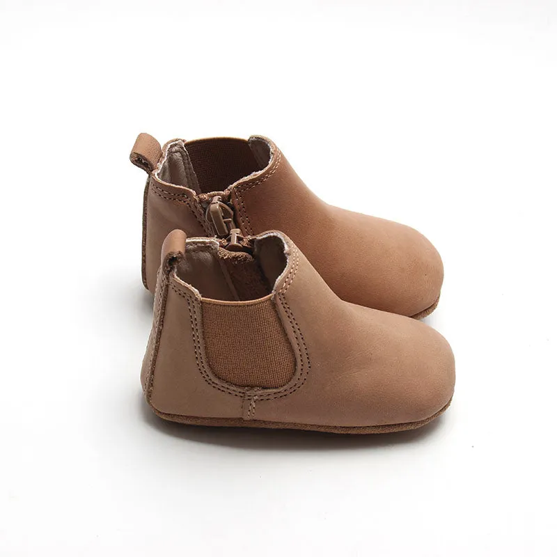 Leather Chelsea Boot | Color 'Sand' | Soft Sole