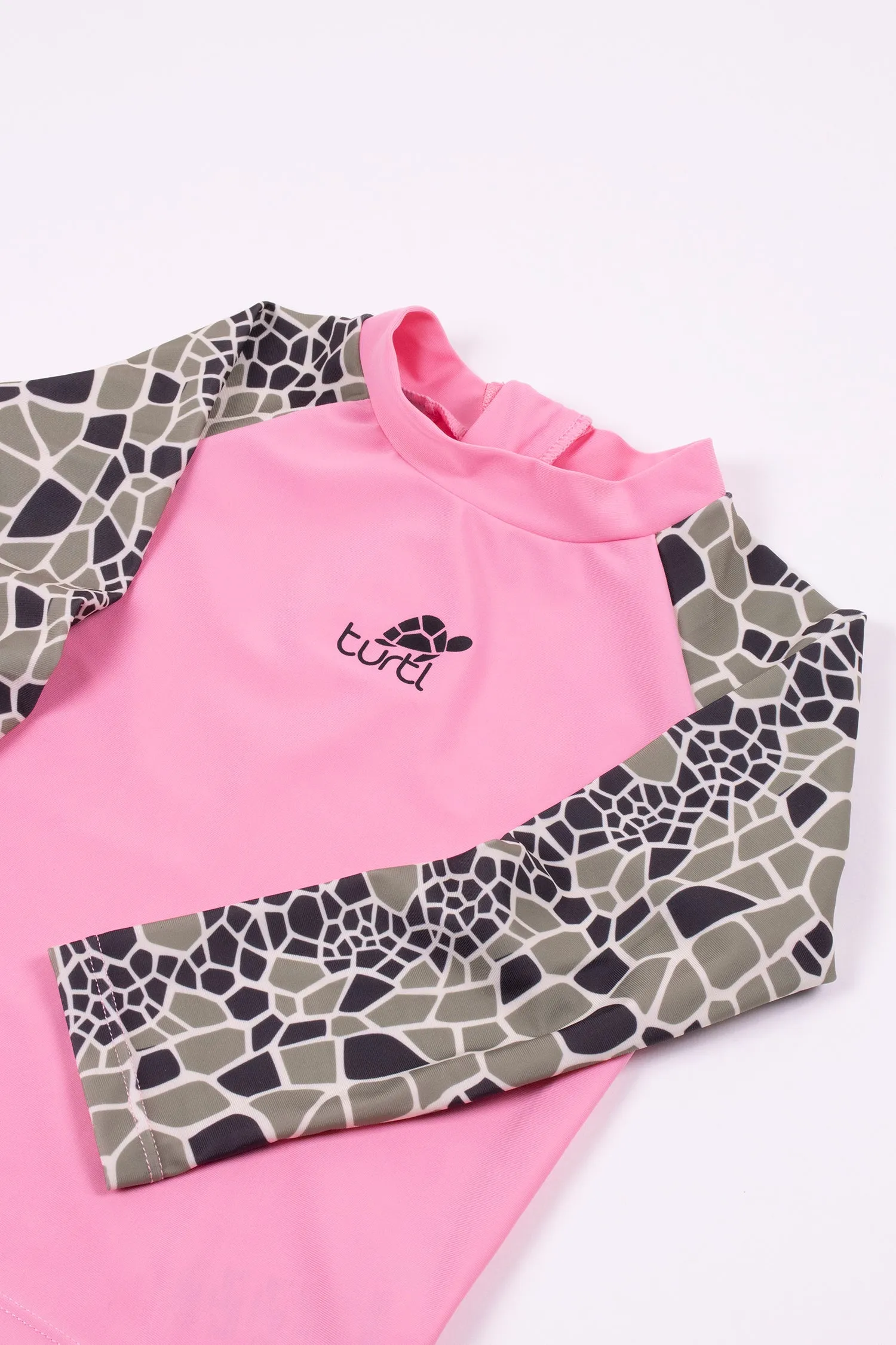 Long Sleeve Swimsuit Set in Pink