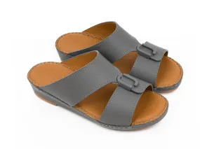 MATTE BOYS CLASSIC DAVINCI ARABIC SANDALS LIGHT GREY