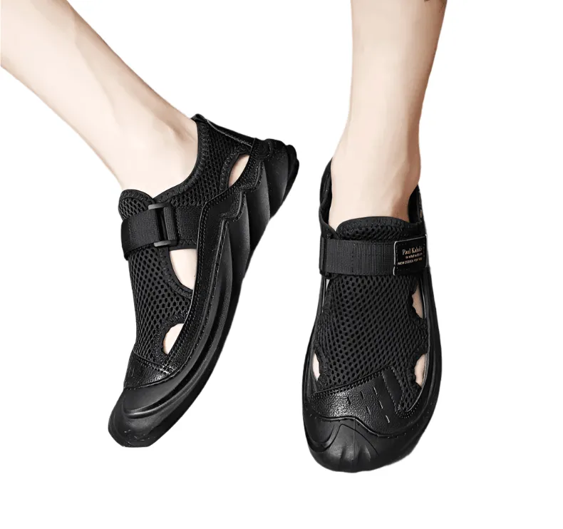 Men's Sandals Hollow Men's Sports Shoes Outdoor Non-slip Man Beach Shoes