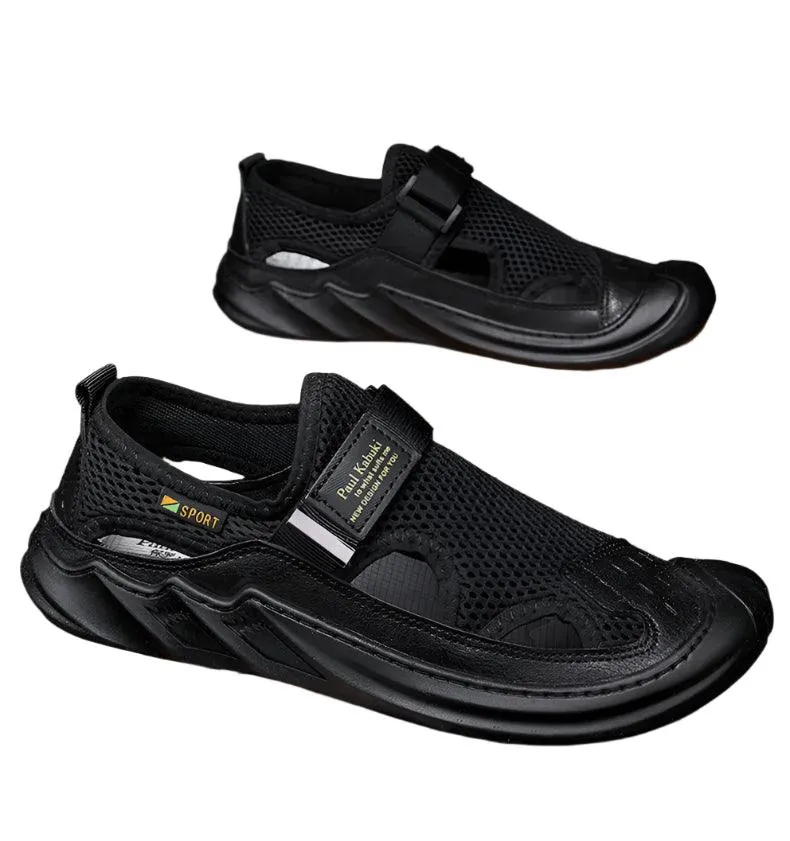 Men's Sandals Hollow Men's Sports Shoes Outdoor Non-slip Man Beach Shoes
