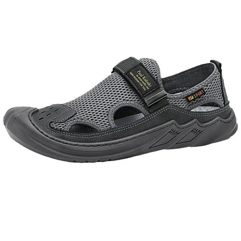 Men's Sandals Hollow Men's Sports Shoes Outdoor Non-slip Man Beach Shoes