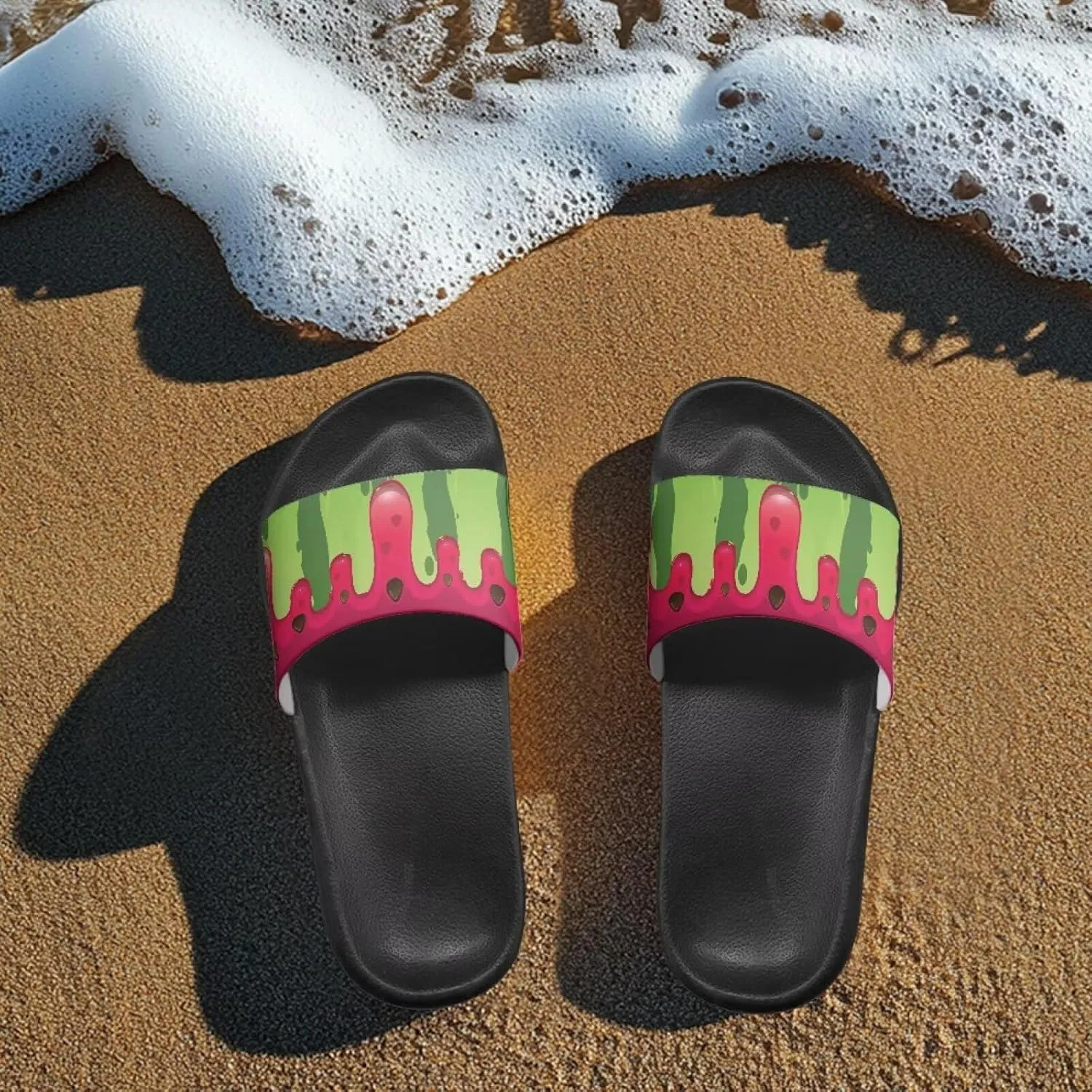 Men's Shower Shoes, Wear Resistant Shower Slippers, Lightweight Slides Sandals Pool Slides House Slipper Non-Slip Beach Sandal