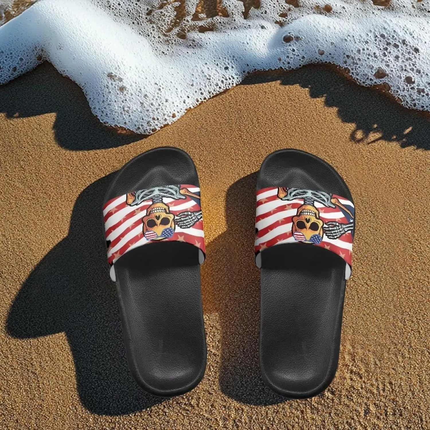 Men's Shower Shoes, Wear Resistant Shower Slippers, Lightweight Slides Sandals Pool Slides House Slipper Non-Slip Beach Sandal