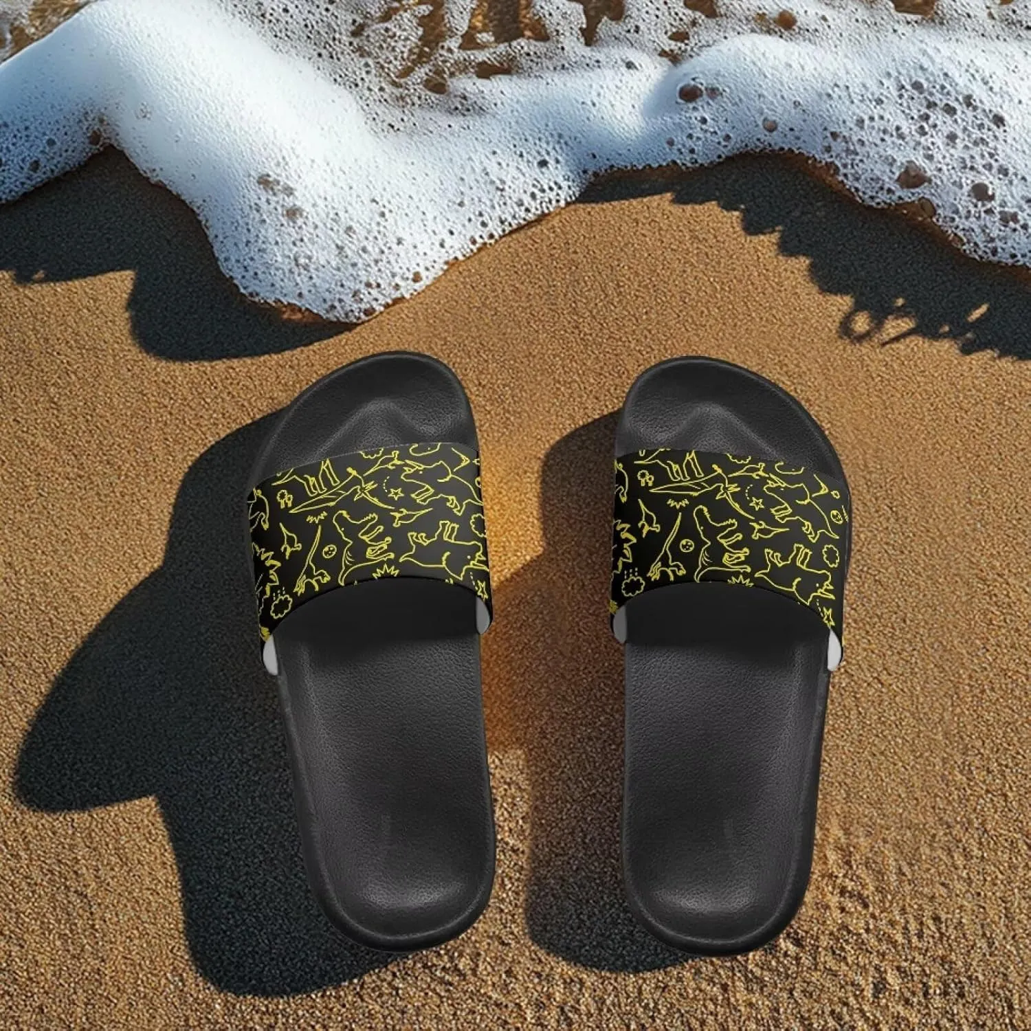 Men's Shower Shoes, Wear Resistant Shower Slippers, Lightweight Slides Sandals Pool Slides House Slipper Non-Slip Beach Sandal
