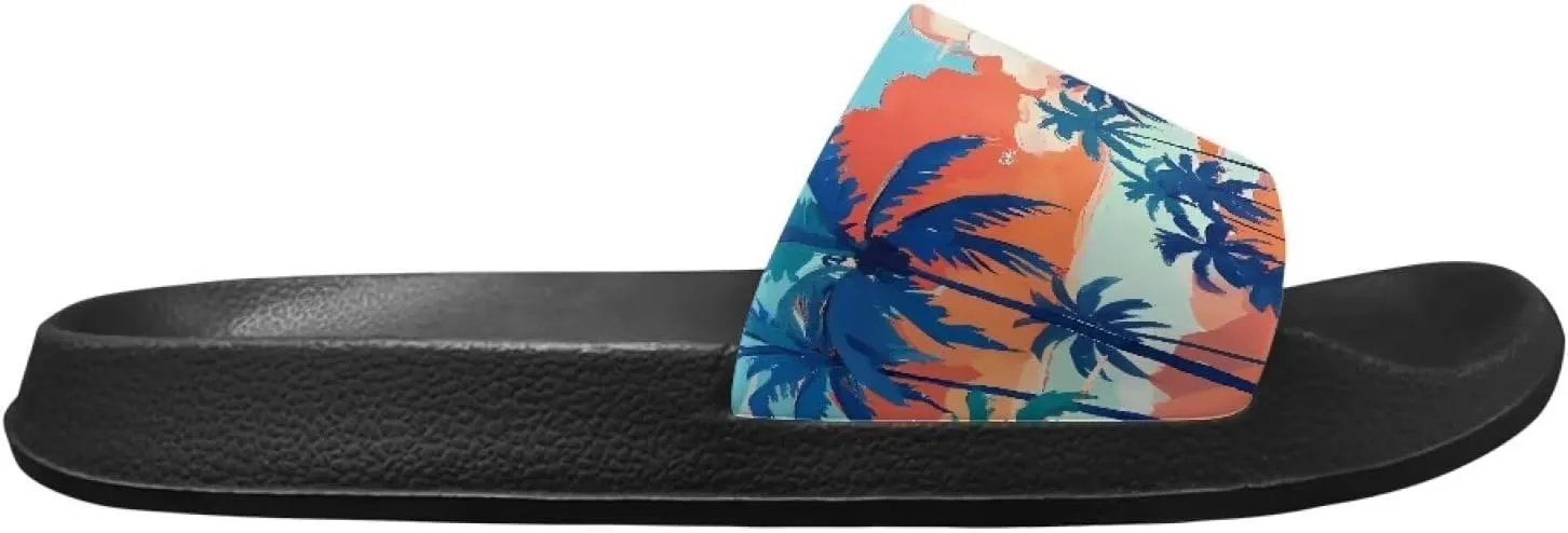 Men's Shower Shoes, Wear Resistant Shower Slippers, Lightweight Slides Sandals Pool Slides House Slipper Non-Slip Beach Sandal