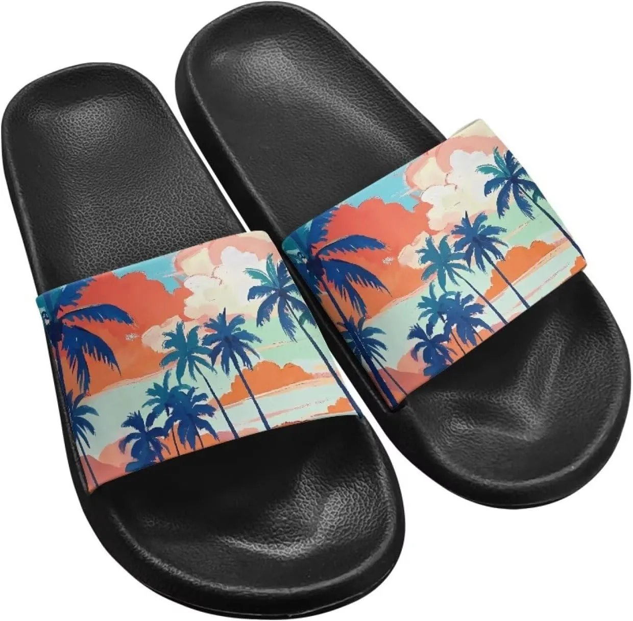 Men's Shower Shoes, Wear Resistant Shower Slippers, Lightweight Slides Sandals Pool Slides House Slipper Non-Slip Beach Sandal