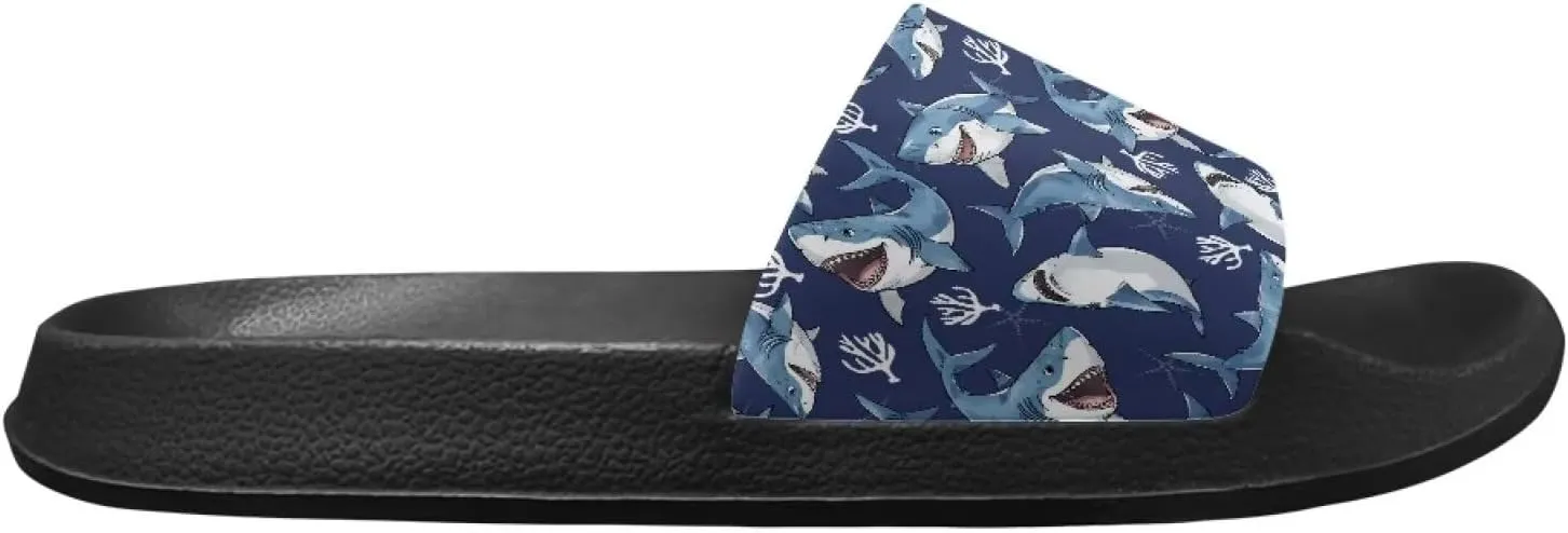 Men's Shower Shoes, Wear Resistant Shower Slippers, Lightweight Slides Sandals Pool Slides House Slipper Non-Slip Beach Sandal