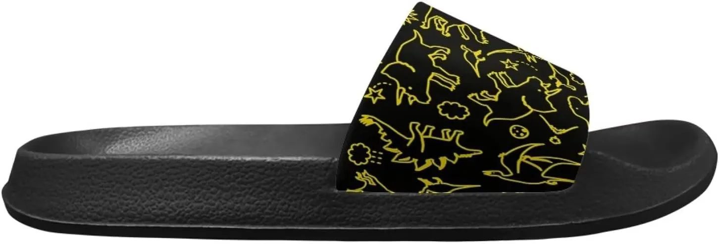 Men's Shower Shoes, Wear Resistant Shower Slippers, Lightweight Slides Sandals Pool Slides House Slipper Non-Slip Beach Sandal