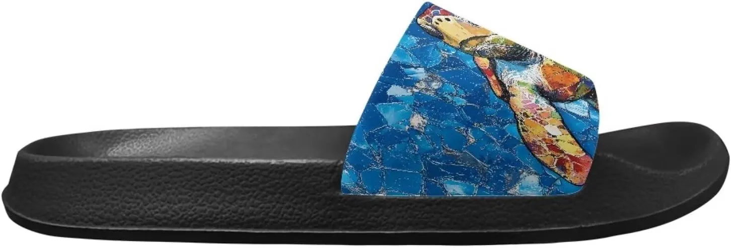 Men's Shower Shoes, Wear Resistant Shower Slippers, Slides Sandals Lightweight Pool Slides House Slipper Non-Slip Beach Sandal