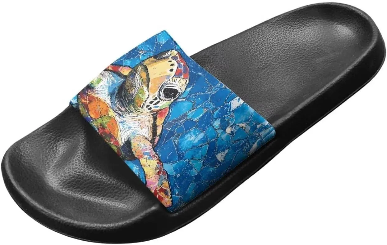 Men's Shower Shoes, Wear Resistant Shower Slippers, Slides Sandals Lightweight Pool Slides House Slipper Non-Slip Beach Sandal