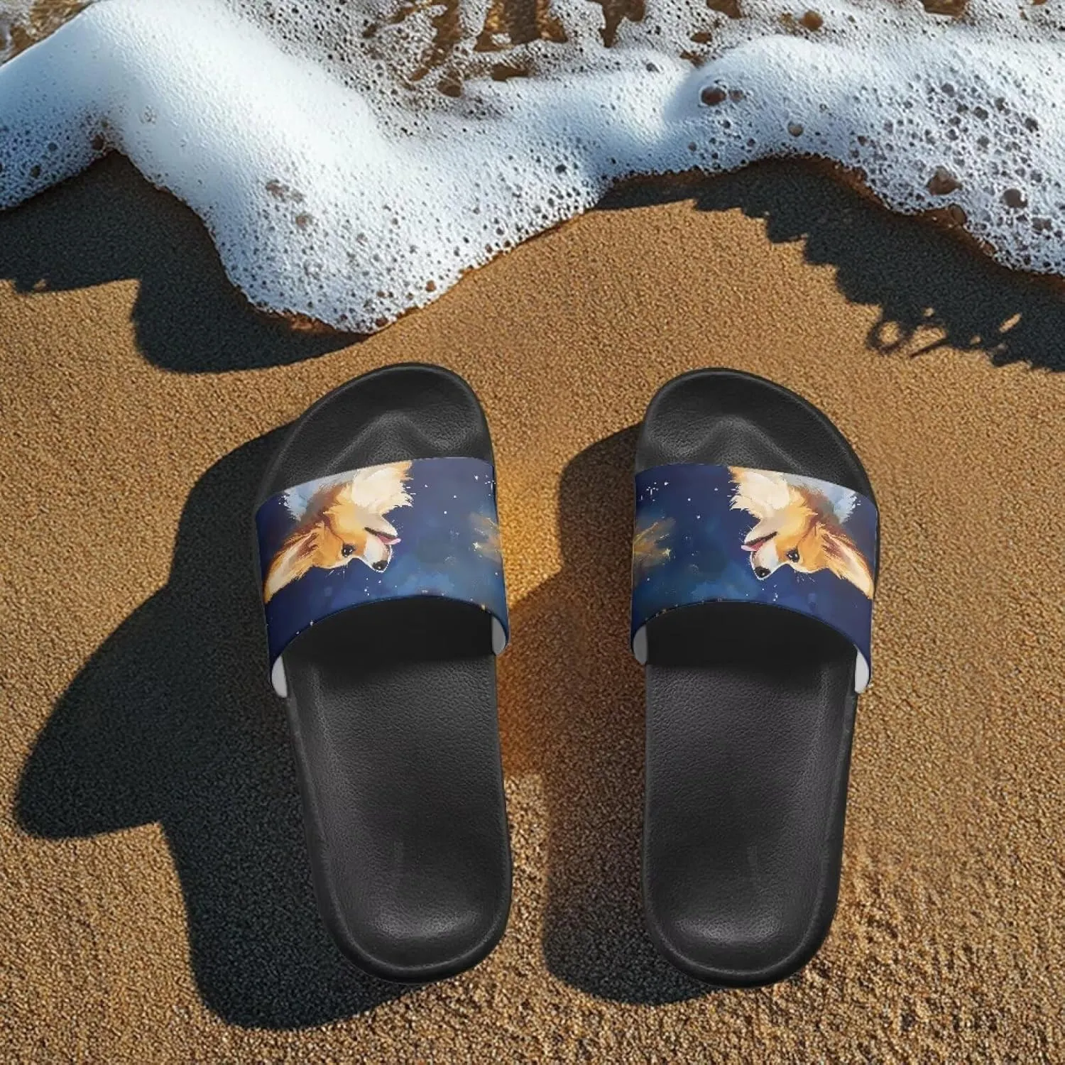 Men's Shower Shoes, Wear Resistant Shower Slippers, Slides Sandals Lightweight Pool Slides House Slipper Non-Slip Beach Sandal