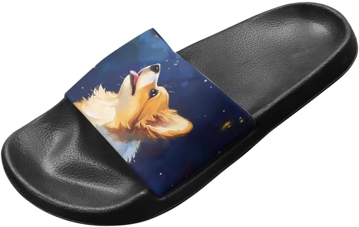 Men's Shower Shoes, Wear Resistant Shower Slippers, Slides Sandals Lightweight Pool Slides House Slipper Non-Slip Beach Sandal