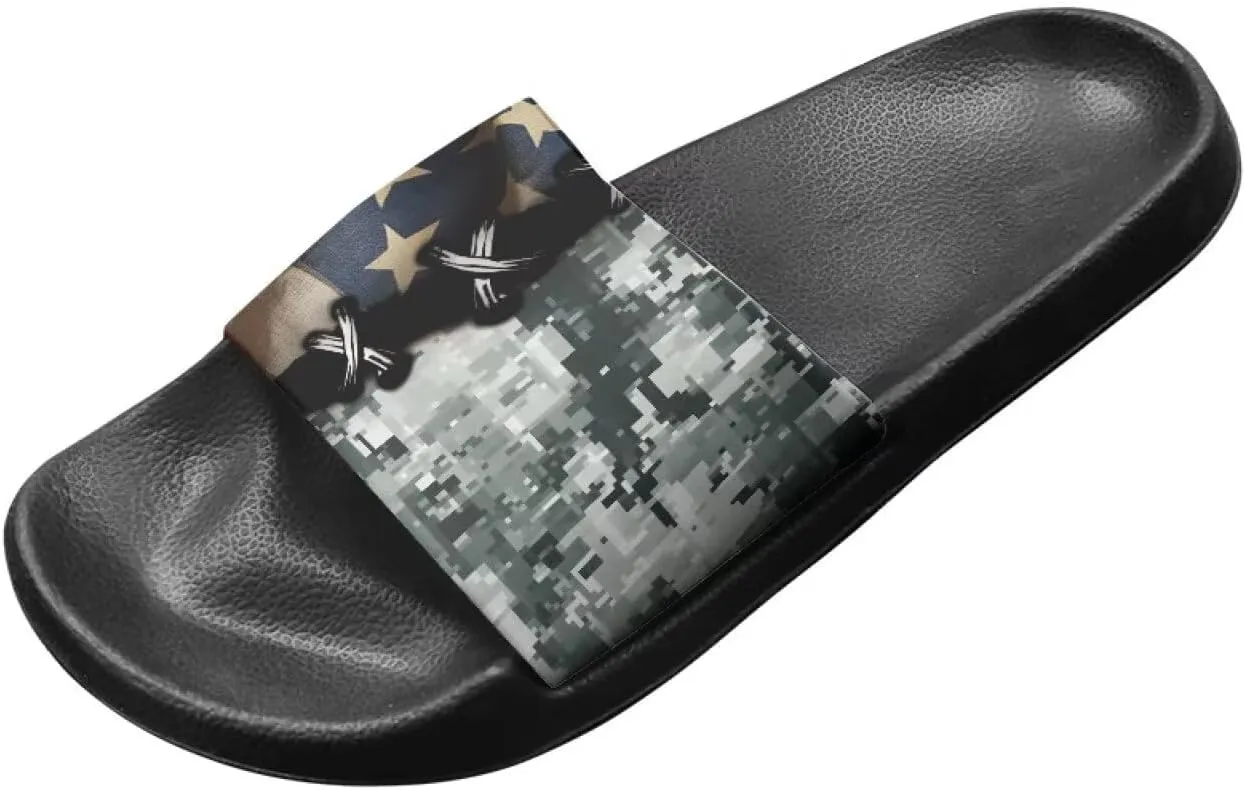 Men's Shower Shoes, Wear Resistant Shower Slippers, Slides Sandals Lightweight Pool Slides House Slipper Non-Slip Beach Sandal