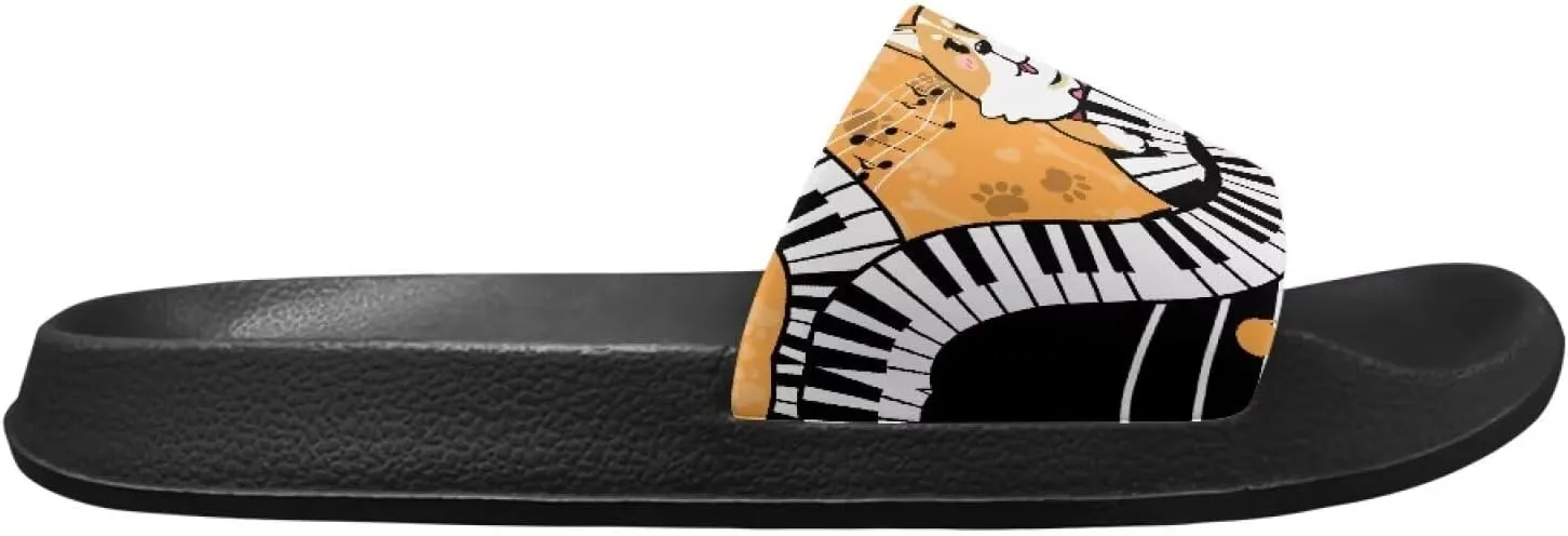 Men's Shower Shoes, Wear Resistant Shower Slippers, Slides Sandals Lightweight Pool Slides House Slipper Non-Slip Beach Sandal