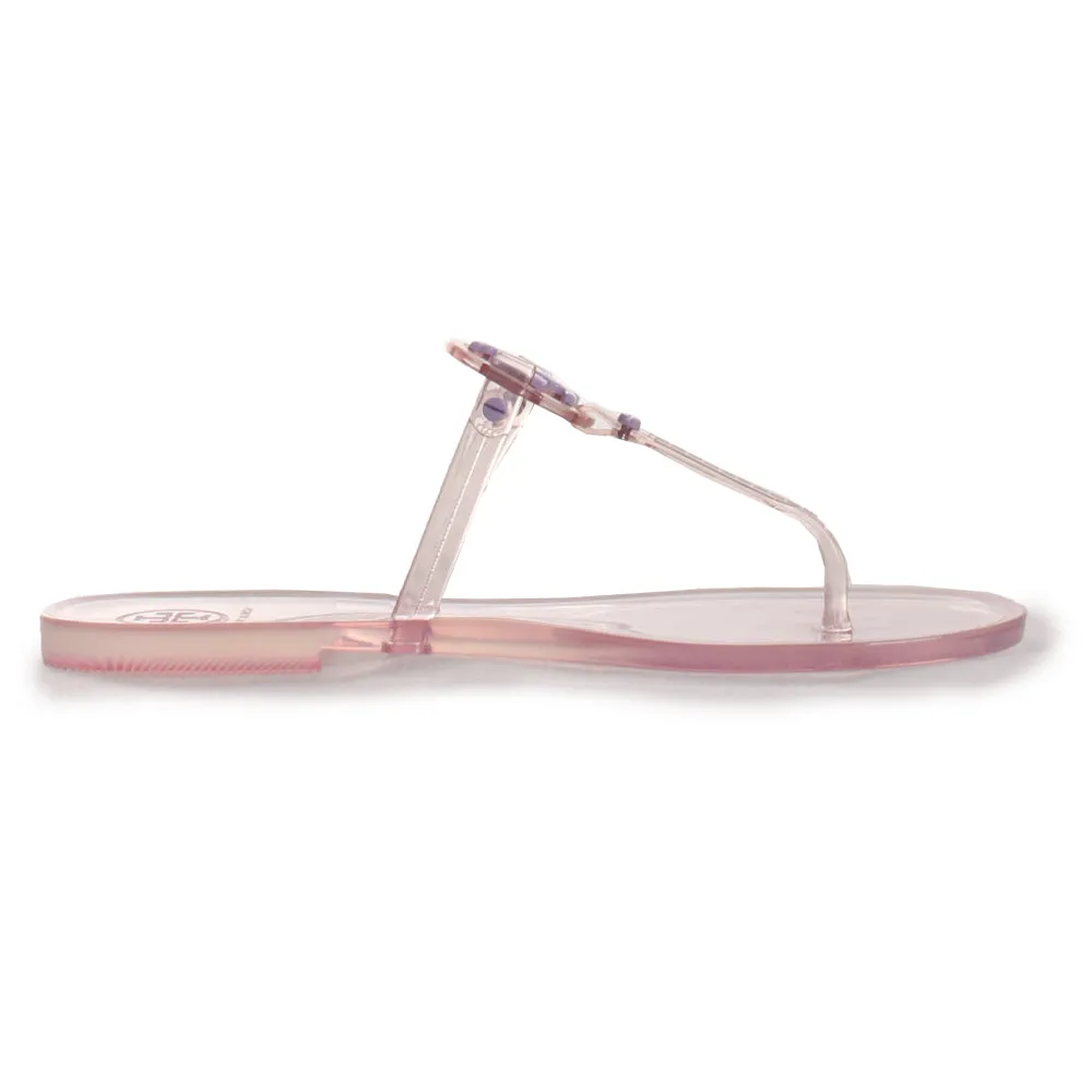 Mini Miller Jelly Flat Thong Sandals