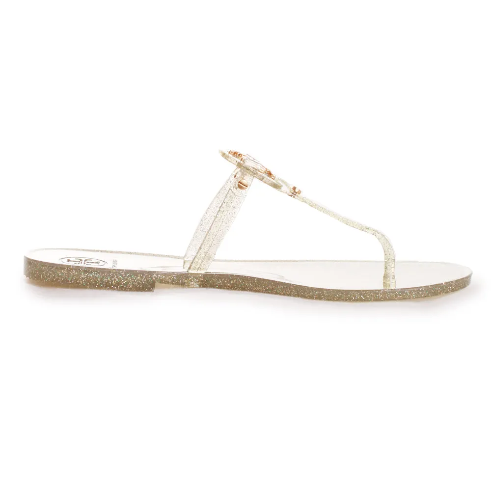 Mini Miller Jelly Flat Thong Sandals