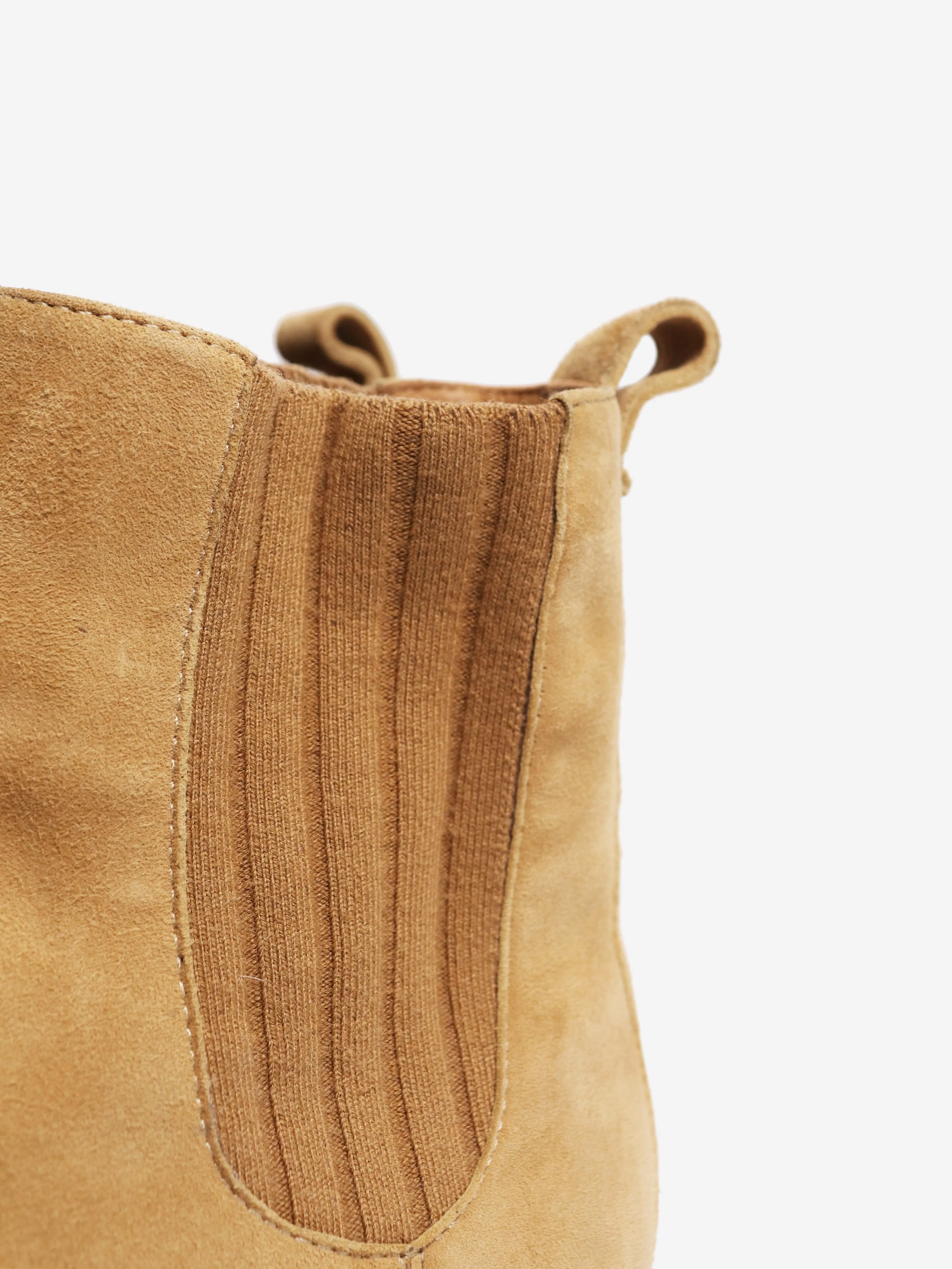 Neutral suede Chelsea boots - size EU 38