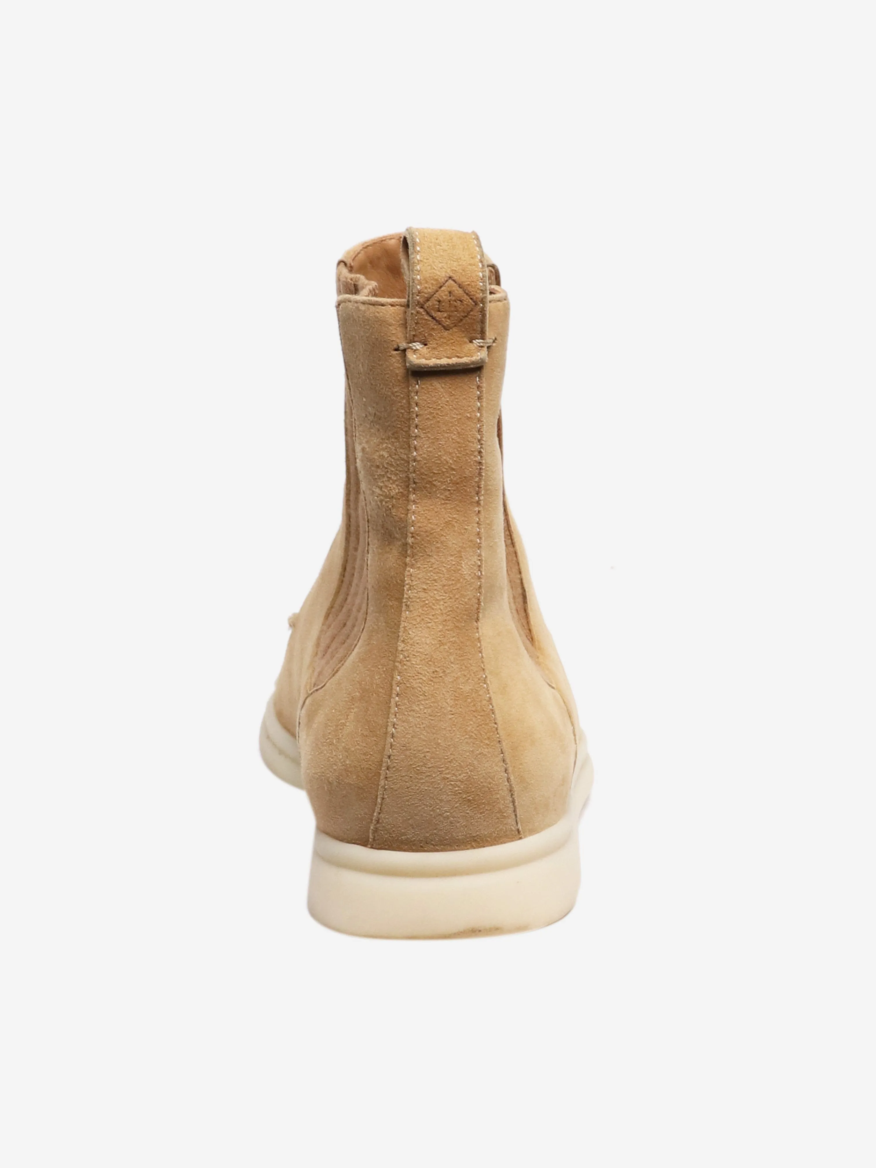 Neutral suede Chelsea boots - size EU 38