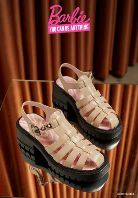 On My Way ! Rounded Toe Sandals & Flip Flops (Nude)