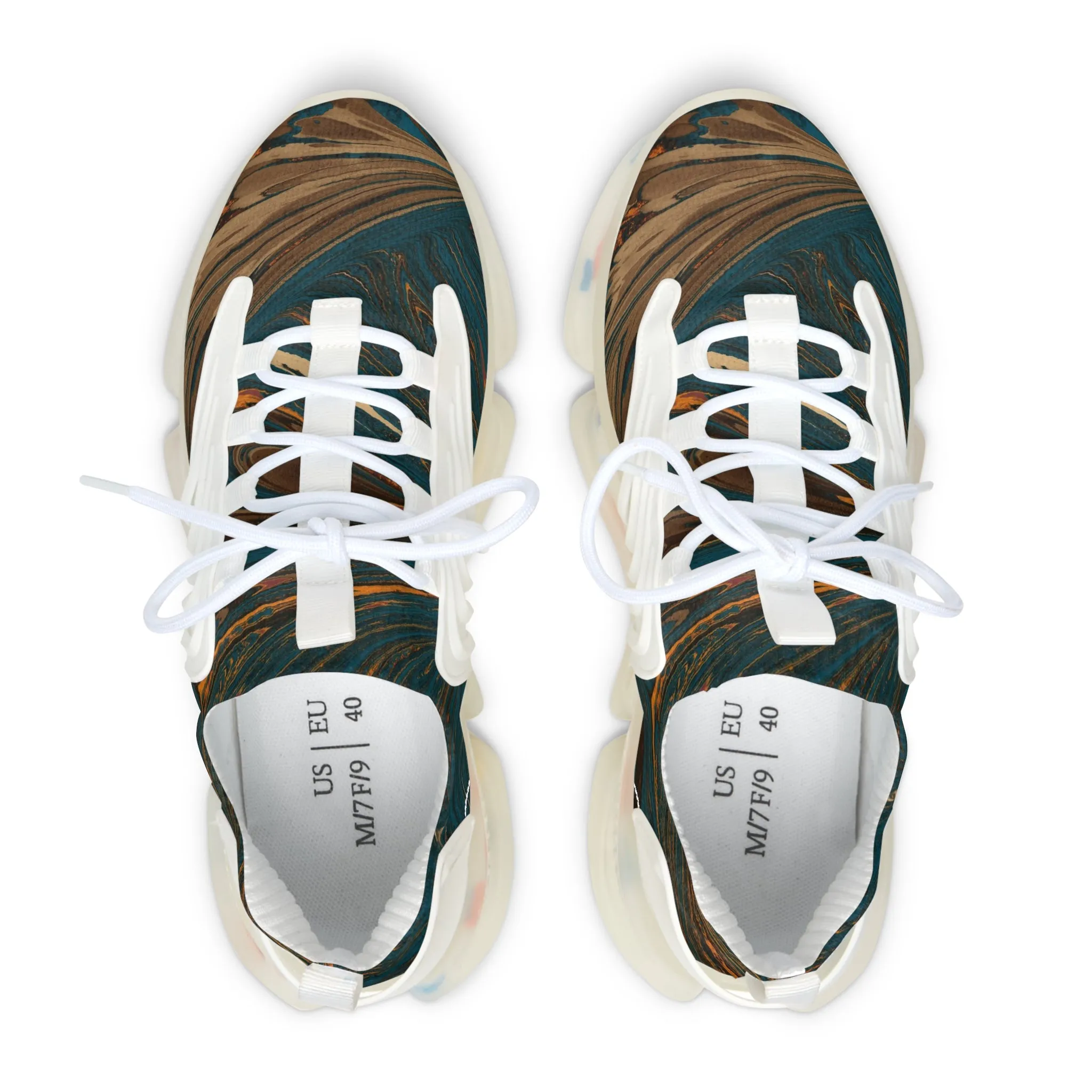 Paint Swirls - Women's Mesh Sneakers