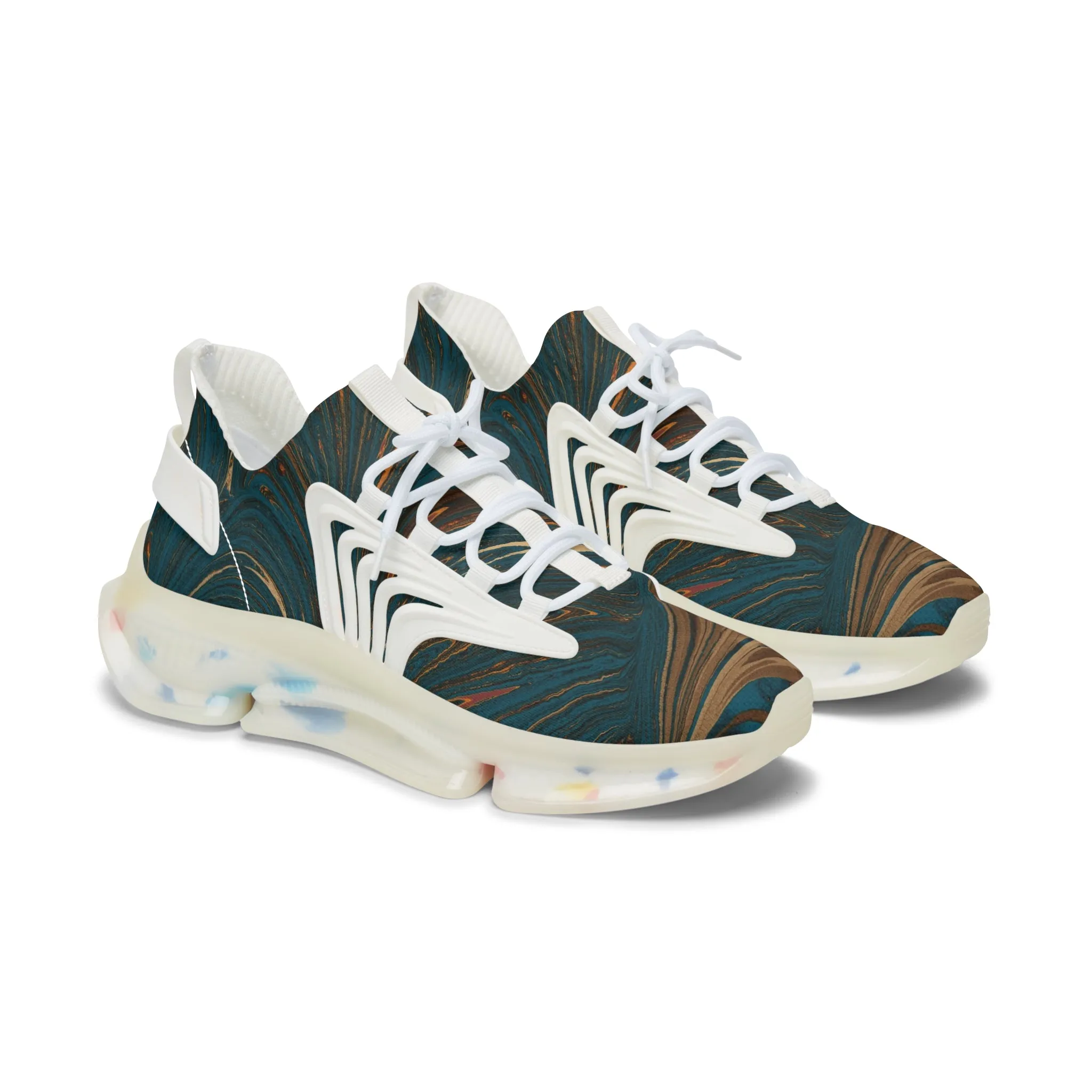 Paint Swirls - Women's Mesh Sneakers