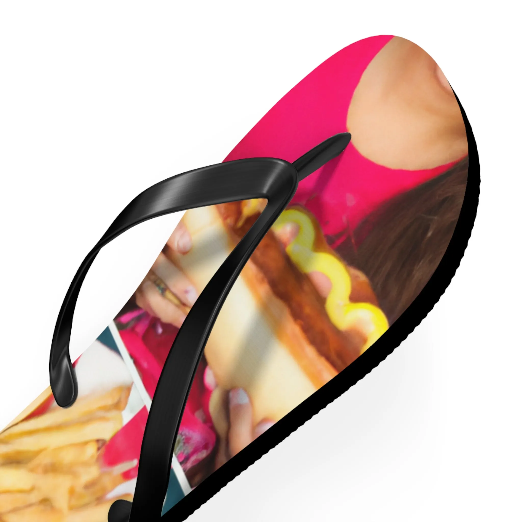 "Retro Food Slippers" - Flip Flop