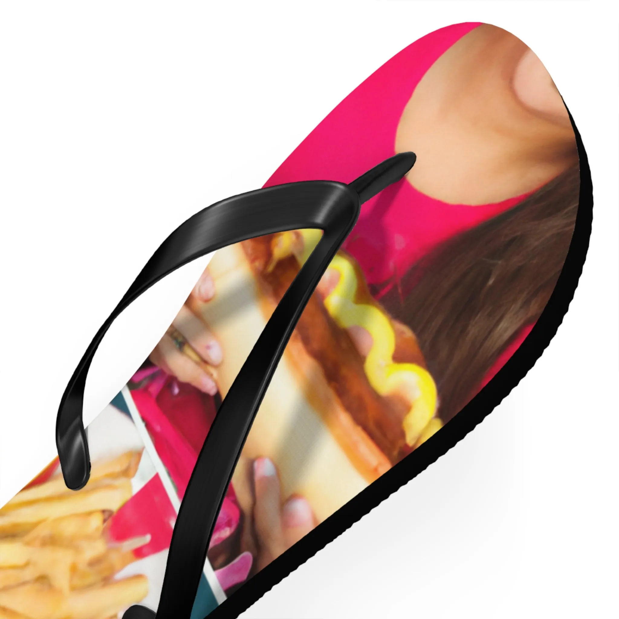 "Retro Food Slippers" - Flip Flop