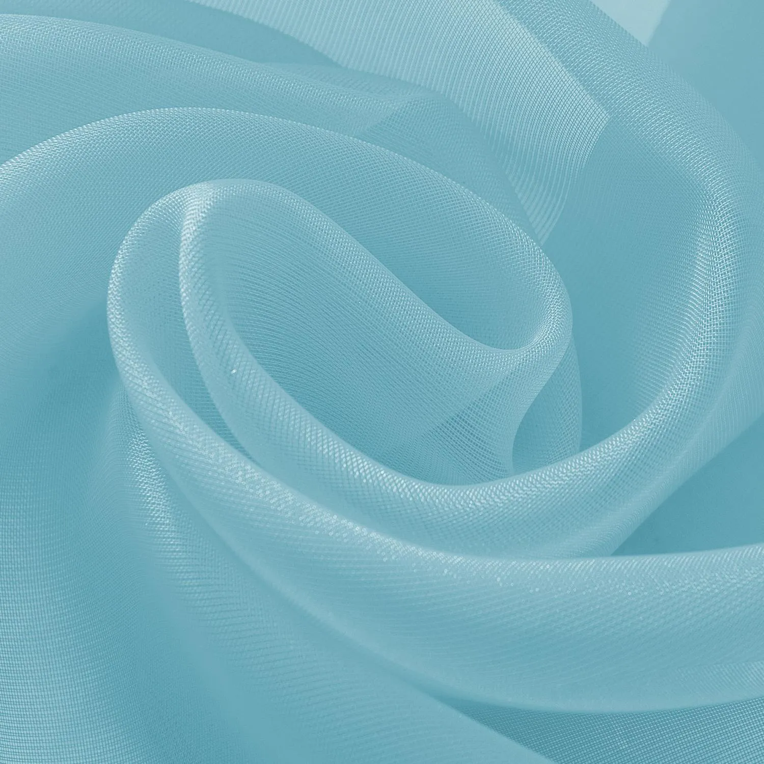 RT Designers Collection Cara Grommet Curtain Panel for Windows 54" x 84" Aqua