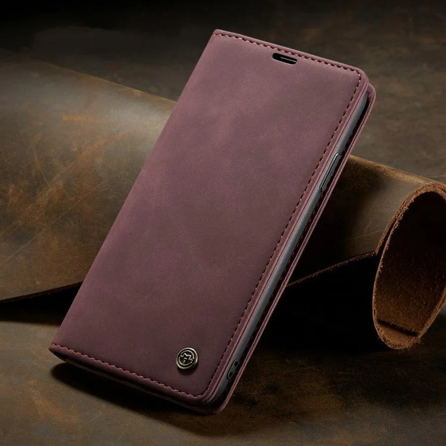 Soft Retro Leather Magnetic Flip Case For iPhone 11 Pro Max X XR XS Max 6 6s 7 8 Plus SE