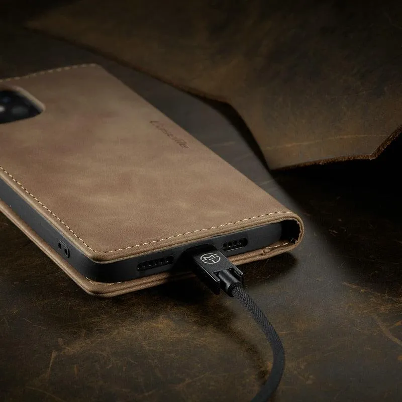 Soft Retro Leather Magnetic Flip Case For iPhone 11 Pro Max X XR XS Max 6 6s 7 8 Plus SE