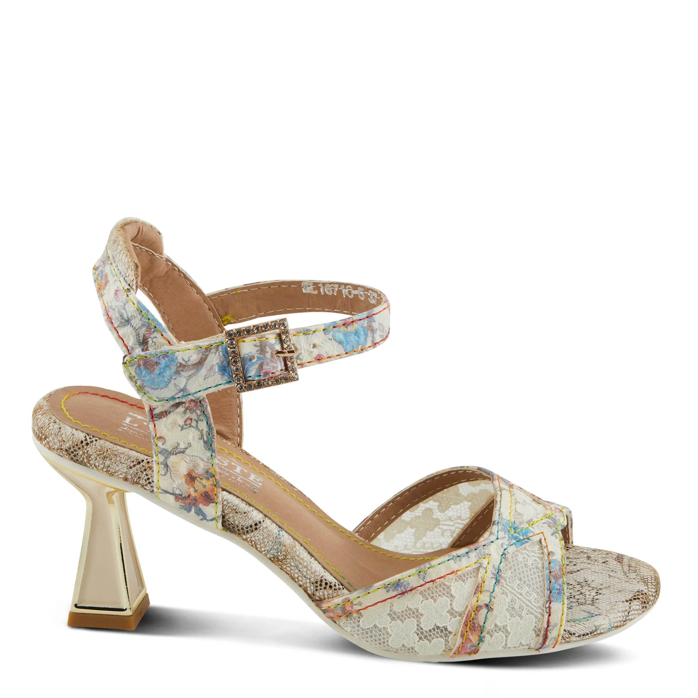 Spring Step Shoes L'Artiste Chatel Sandals Women's Leather Open Toe 3" Heel