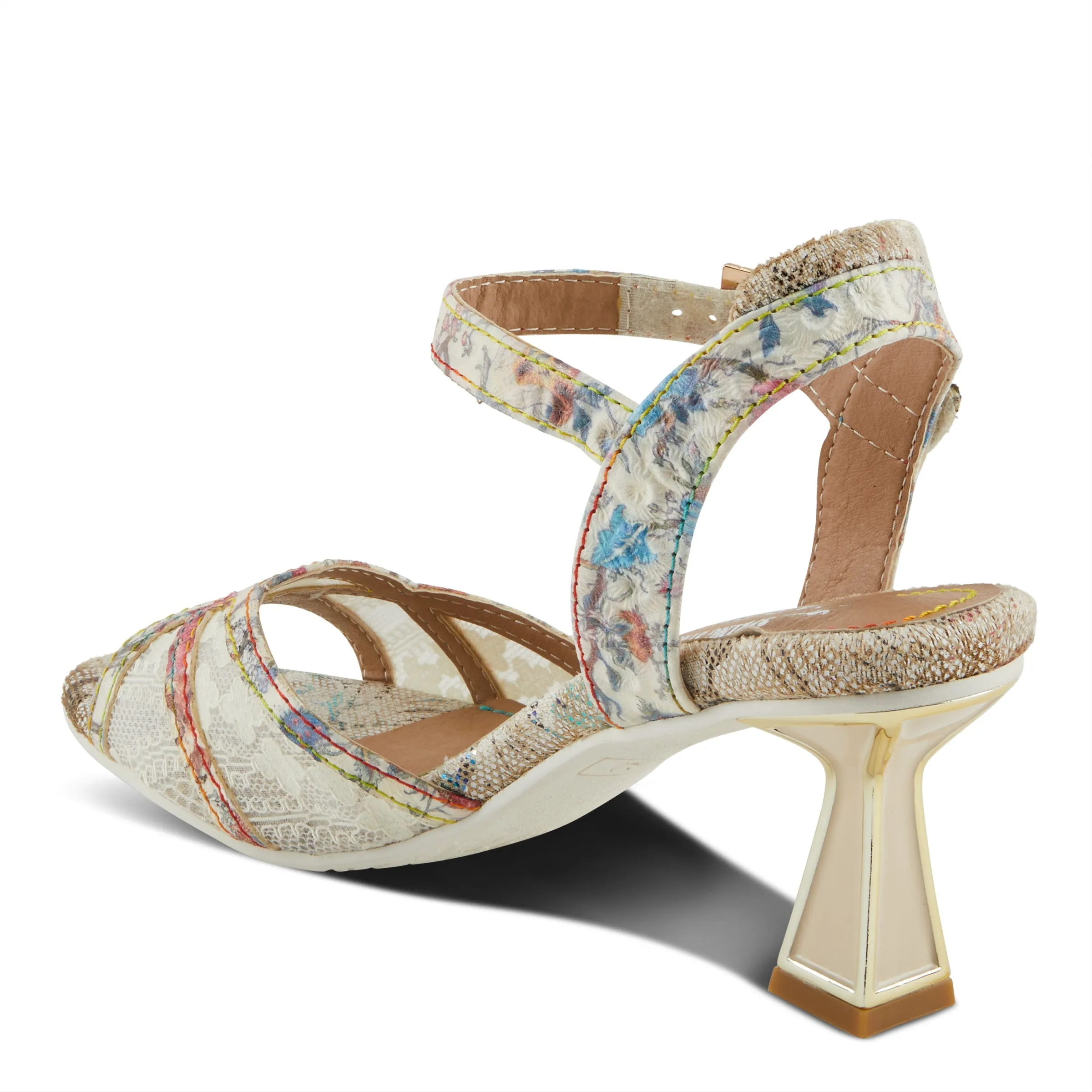 Spring Step Shoes L'Artiste Chatel Sandals Women's Leather Open Toe 3" Heel