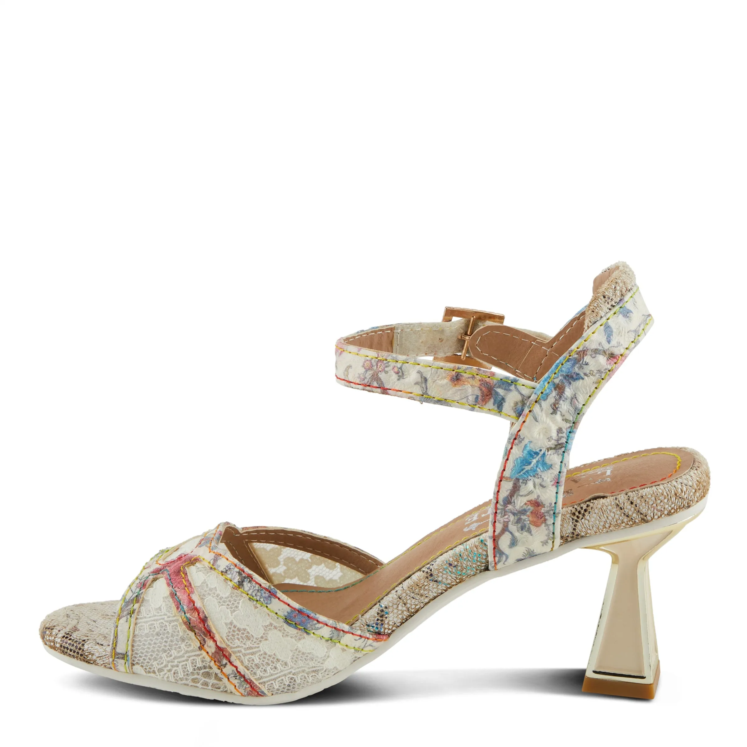 Spring Step Shoes L'Artiste Chatel Sandals Women's Leather Open Toe 3" Heel