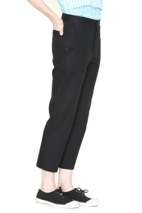 Stretch Cotton Crop Pants